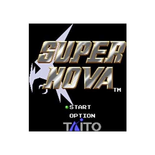Super Nova NTSC Version 16 Bit 46 Pin Big Gray Game Card For USA Game Players