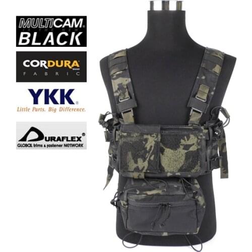 Tactical Gear Multicam Black MK3 Micro Fight Chest Rig Full Set(SKU051516)