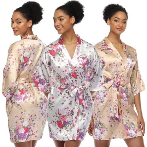 Женские атласные халаты Witbuy China At AliExpress