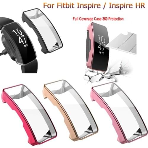 New Sale TPU Protective Case Shell Cover for Fitbit Inspire Fashion watch Replacement Protective for InspireHR Watch Accessories