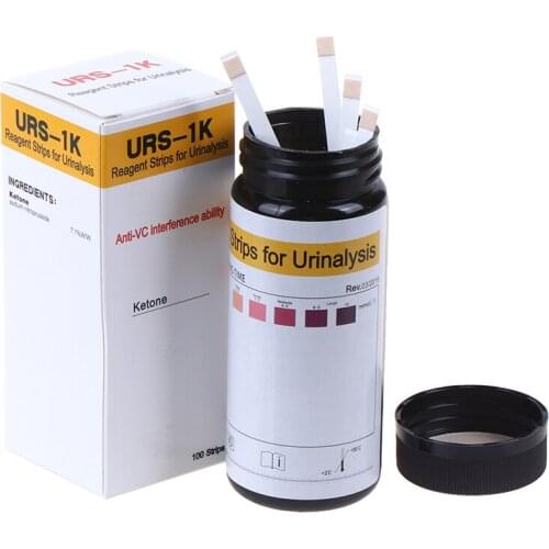 100pcs/set Ketone Strips Home Ketosis Urine Weight Lose Analysis Keto Strips Hot Sale