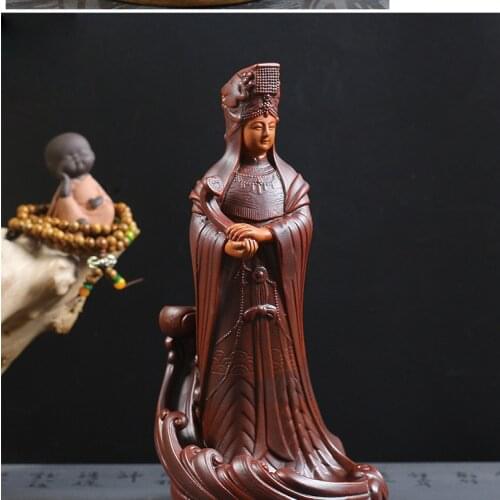 2020 HOME OFFICE efficacious Talisman House Protection Mazu Goddess Matsu Goddess of the Sea handicraft porcelain art statue