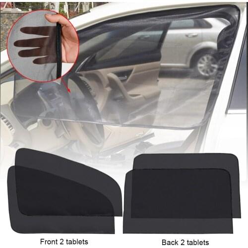 4PCS Set Window Magnetic Sunshade Cover Block For Kids Front/Rear Side Window Shade Cling Sunshades Sun Shade Cover Visor Shield