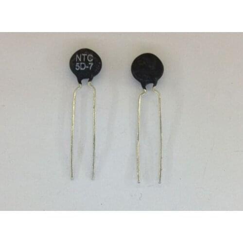 50pcs/lot Thermistor Resistor 5D-7 NTC5D-7 DIP ntc 5D7 5MM new original