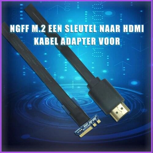 NGFF M.2 A key to HDMI-compatible Cable Adapter for Mini Pci-e Version EXP GDC Graphics Card Adapter for Laptop