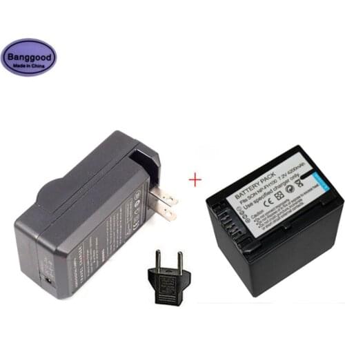 Banggood 7.2V 4200mAh NP-FH100 NPFH100 NP FH100 Camcorder Camera Battery For SONY DCR-SX40 SX40R SX41 HDR-CX105 SR42E SR45E