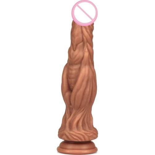 New Large Anal Sex Toys Butt Fantasy Realistic Dildo Animal Massage For Men Women Big Anal Beads Liquid Silicone Penis