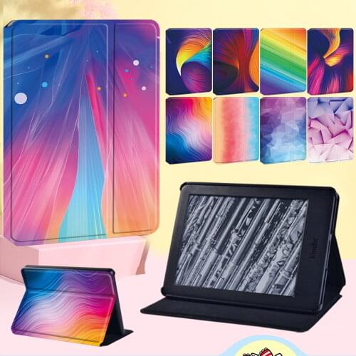 Case for Amazon Kindle EReader Paperwhite 1 2 3 4/Kindle 10th Gen/Kindle 8th Gen Tablet Case Watercolor Print Pattern Cover Case