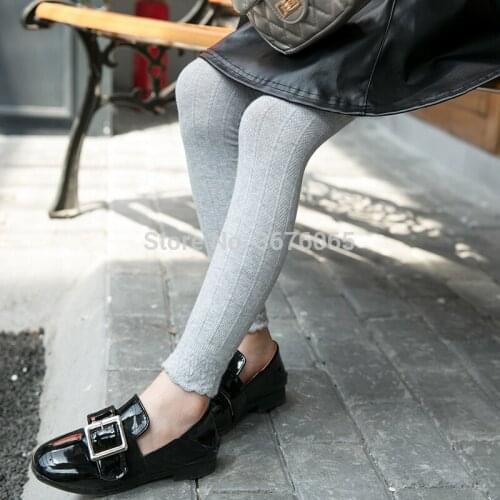 Colorful ankle length pants for baby girl lovely Spring Hook flower kids leggings warm cotton children girl cute trousers pants