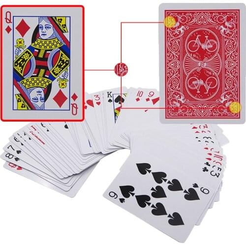 Flash Sale Secret Marked Poker Cards See Through Playing Cards Magic Toys Simple But Unexpected Magic Tricks GYH