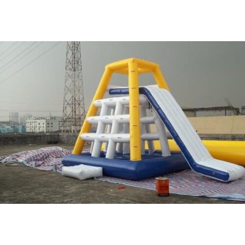 HI Bouncia Inflatable water game inflatable floating water slide inflatable pool water slide with factory price for summer