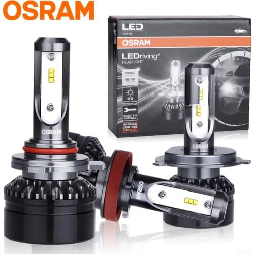 OSRAM lampada h7 HB4 HB3 LED auto headlight Car 9012 HIR2 super led h4 H1 HB2 9005 9006 H11 12V 6000K White fog light led Bulb