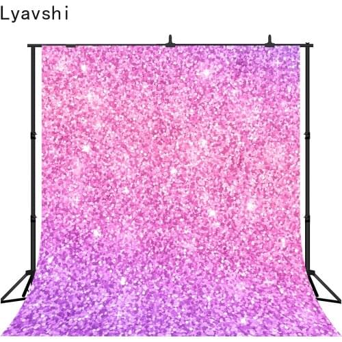 Lyavshi Pink Glitte Bokeh Baby Newborn Photography Backgrounds Birthday party Photographic Backdrops For Photo Studio