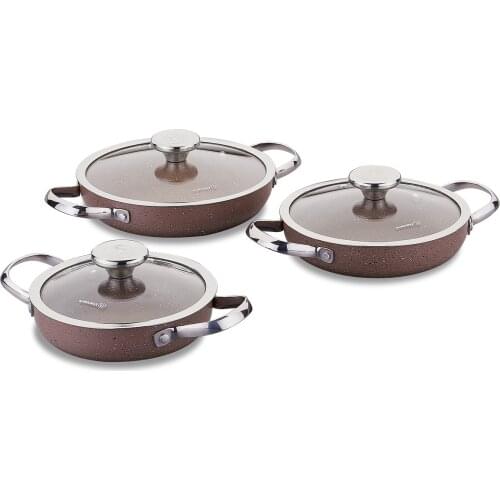 Korkmaz Browni 6 Piece Omelette Set A2898