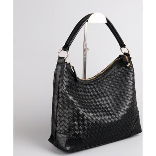 Woven Handbag 2020 New Autumn and Winter Large Capacity Casual Totes Fashion Casual Shoulder Messenger Bag Women Leather Handbag