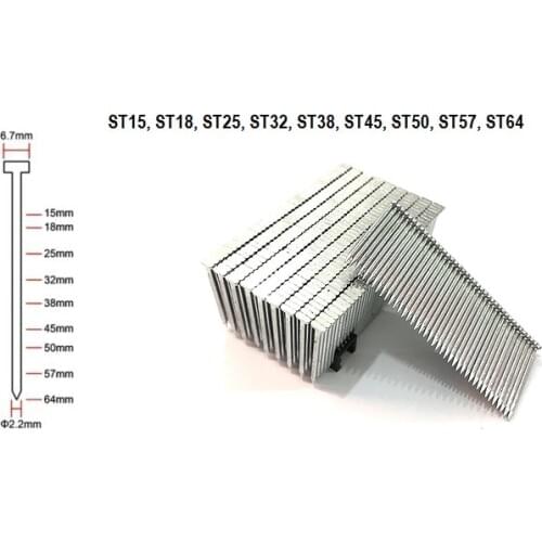 New 400pc Steel nail Special nails for for Electric Nail Gun Stapler Nailer Concrete ST18 ST38