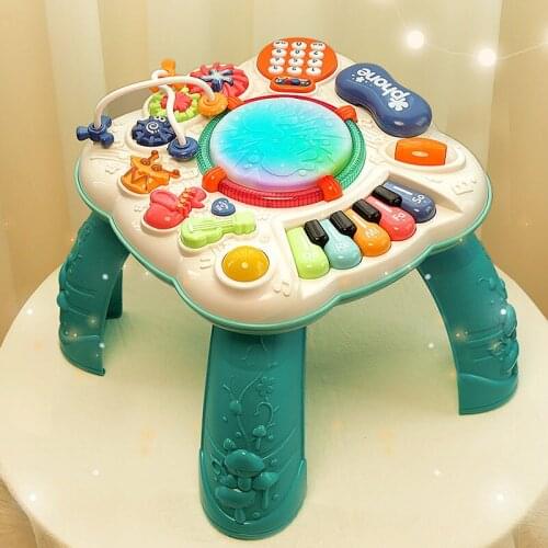 New Music Game Table Piano Gifts for Children Baby Learning Table Multifunctional Early Childhood Educational Patting Drum Toy