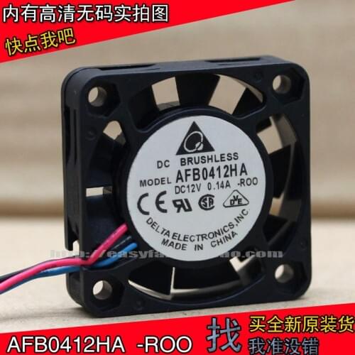 Brand new DELTA AFB0412HA -ROO 12V 0.14A 4010 4CM cooling fan