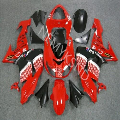 Motorcycle Fairing For Kawasaki Ninja ZX10R 06-07 ZX 10R 06 07 ZX-10R 2006 2007 red black Injection Bodywork Fairing