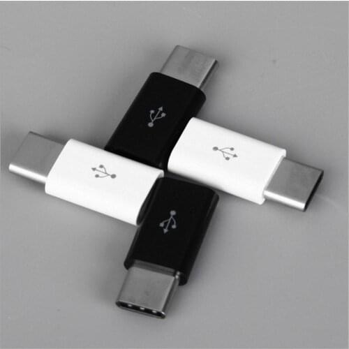 2Pcs USB 3.1 Type C Male To Micro USB Female Converter Adapter Connector Charging Data Sync Transfer For Xiaomi Letv For Huawei
