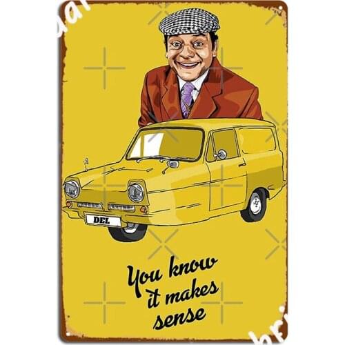 Only Fools And Horses Del Boy Trotters Trading Poster Metal Plaque Design Cinema Kitchen Wall Decor Party Tin Sign Poster