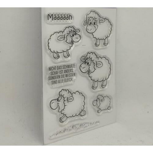 German sheep Clear Stamp for Scrapbooking Transparent Silicone Rubber DIY Photo Album Decor 0533