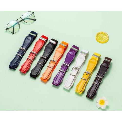 Fashion Children Candy Belt Girls / Boys Elastic Waist Belt Strap Belts White Red Pu Leather Kids Neutral / Both Men and Women