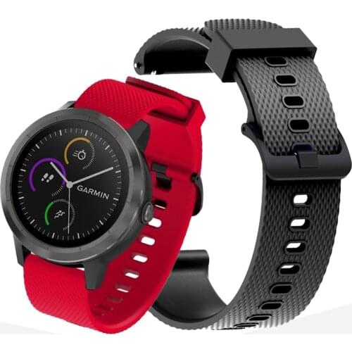 Silicone Band Wrist strap For Garmin vivoactive 3 Forerunner 645 Replacement Watchband Strap For Garmin vivoactive3 Wristband