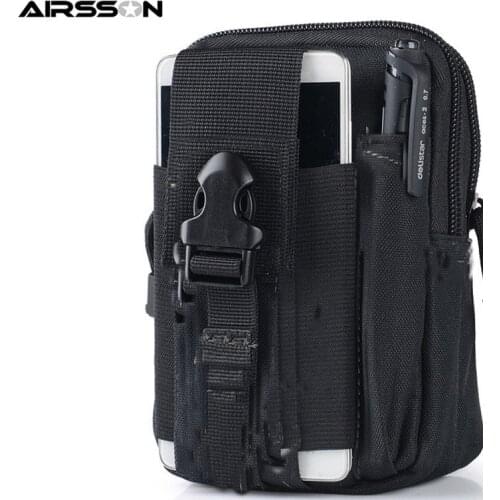 Universal Tactical Molle Pouch Utility EDC Gadget Military Waist Belt Bag Phone Case Flashlight Pouch Fanny Pack Outdoor Bags