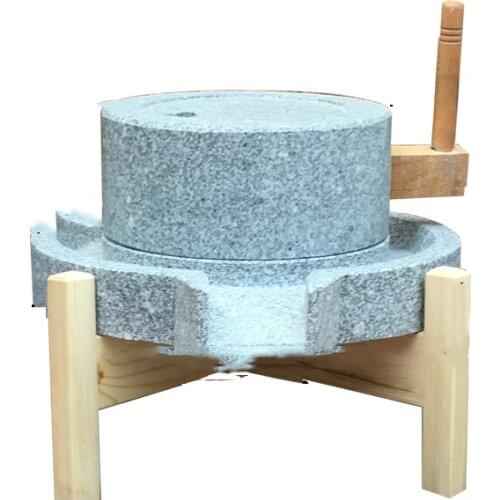 20-30CM Thickened Household Stone Mill With Wooden Frame Traditional Rice Noodle Machine Soy Milk Tofu Machine