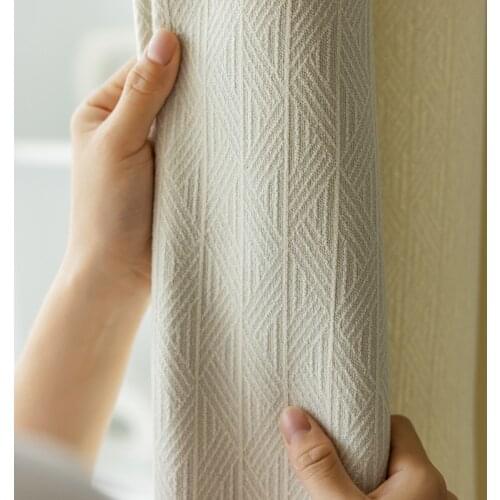 2021 French Style New Jacquard Blackout Curtains for Living Room and Bedroom Customized Size High Shading(70%-90%)