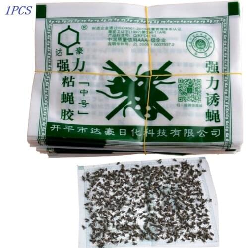 1pcs/lot Strong Flies Traps Sticky Board control Very Effective Bait Clear Pest Control for Clear Fly Catching Insects Kill Frui