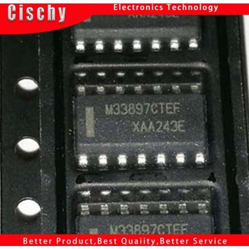 1pcs/lot MC33897CTEF MCZ33897EF MC33897EF MCZ33897 SOP-14 In Stock