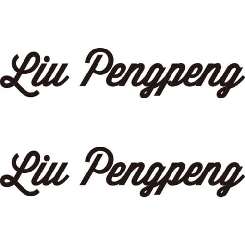 2PCS, Rider ID Name Custom Design for MTB Carbon Road Bike Bicycle Cycling Race Decals Water Proof