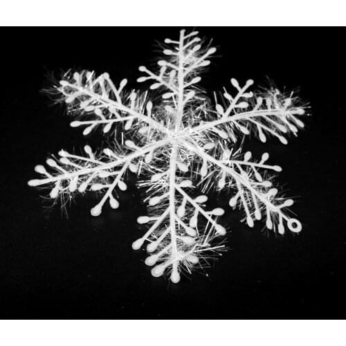 3/2/6 pcs snowflake Window Winter Glass Wall Stickers Kids room Christmas Decor Non-woven Patches For DIY Scrapbooking Craft