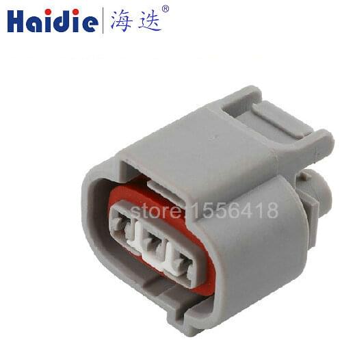 Free shipping 2sets 3pin auto plastic housing plug wire sensor waterproof cable connector