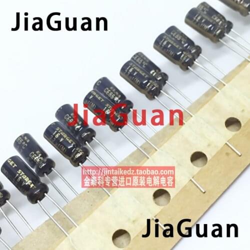 20PCS ELNA STARGET 16V22UF 5X11MM ROD 22UF 16V Black Gold 22uF/16V filter audio electrolytic capacitor 16V 22UF
