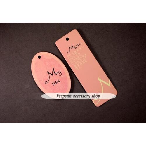 Customized Garment/Jewelry Hang Tags DIY Printed hangtag, Swing tags, OEM swing labels, High Quality dh11048