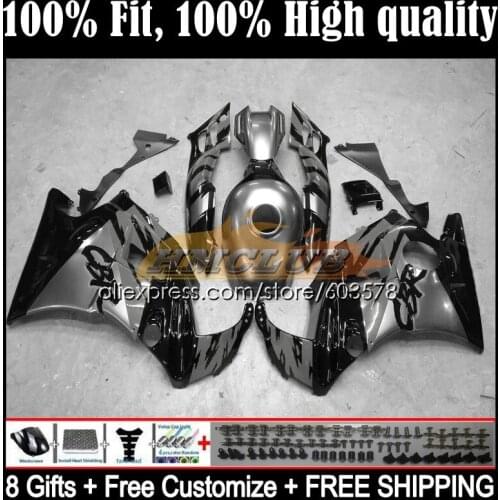 Injection Body For HONDA CBR 600F3 CBR600FS 1995 1996 11CL.266 CBR600 F3 CBR 600 CC FS F3 CBR600F3 95 96 OEM Fairing nice silver