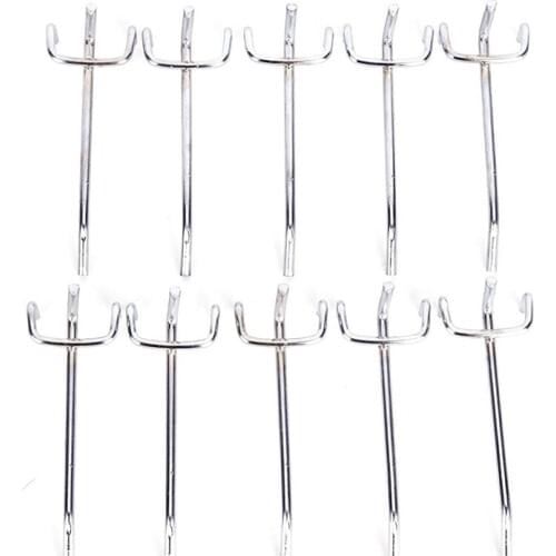 10x hook panel perforated wall storage workshop fixing length 10CM