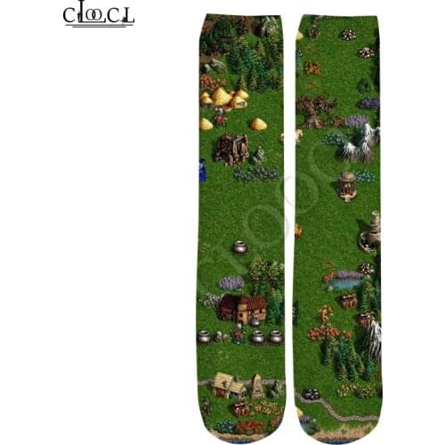 CLOOCL 2021 New Fashion Game Heroes of Might & Magic 3D Printed Unisex Harajuku Casual Hot Selling All-match Socks