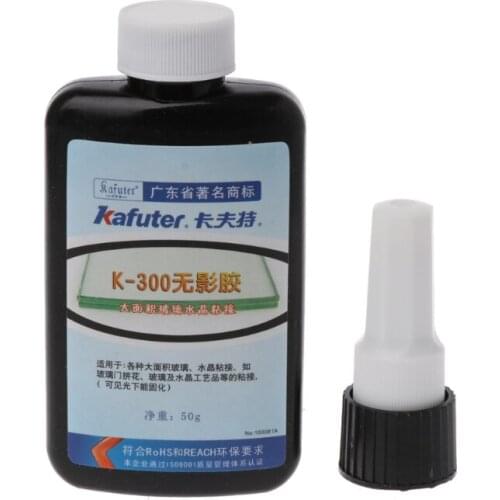 New 50ML K-300 UV Glue Curing Adhesive Transparent Glass Bonding Repair Liquid Glue Hardware