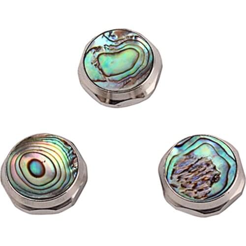 Shell Finger Button for Trumpet Key Button Piston Valve Cap Screw Replacement (Pack of 3)