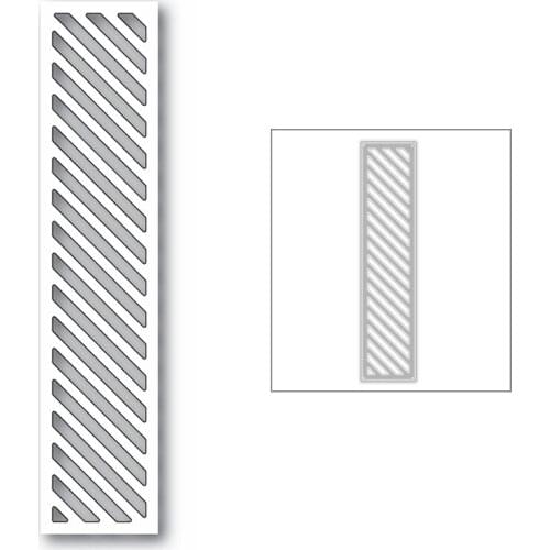 Rectangle with Line Diagonal Background 2020 New Metal Cutting Dies For DIY Scrapbooking Paper Craft and Card Making No Stamps