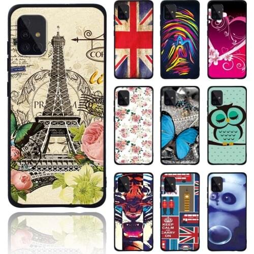 Silicone Smart Phone Case for Samsung Galaxy A10/A20E/A30S/A40/A50/A50S/A70/A70S/A51/A71 Anti-knock Dirt-resistant Cover Case