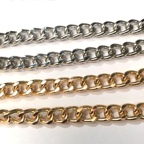 Iron Link Chains ,gold Chains or Silver Curb Chain ,Size in 9 x 12mm