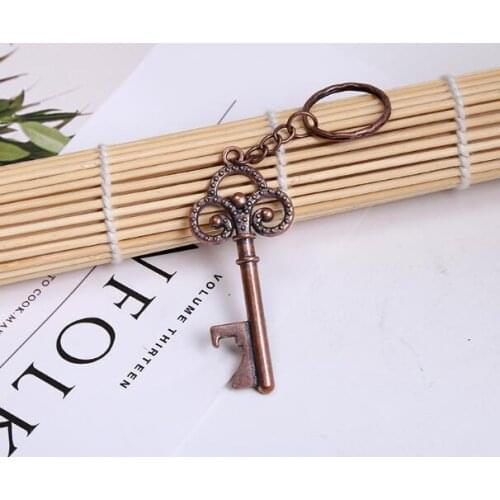 10pcs/lot New recommended wedding supplies creative gift retro key opener multiple keychain