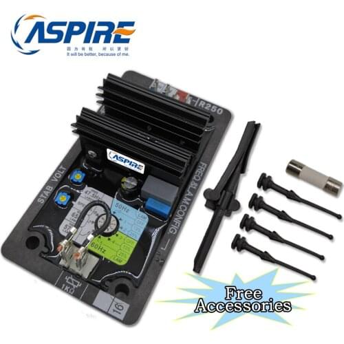 Brushless Type of Aspire AVR Synchronous Generator Spare Parts AVR R250 Circuit Diagram of Automatic Voltage Regulator