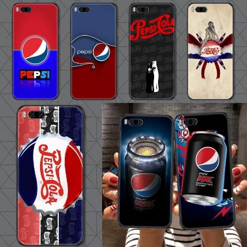 Cola Pepsies Phone case For Xiaomi Mi Max Note 3 A2 A3 8 9 9T 10 Lite Pro Ultra black soft hoesjes fashion waterproof trend