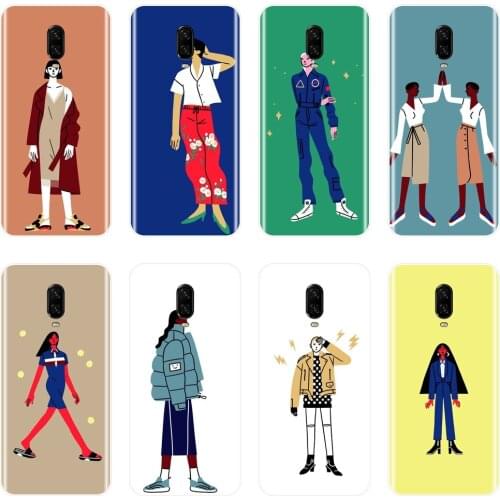 Fashion Model Men Lady Back Cover For One Plus 7 7 Pro 6 6T 5 5T 3 3T Silicone Phone Case For OnePlus 3 3T 5 5T 6 6T 7 7 Pro